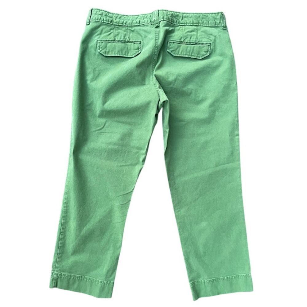 Old Navy Cropped Chino Utility Pants Green